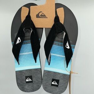 Quicksilver Men’s Size 13 Dune Black flip flops